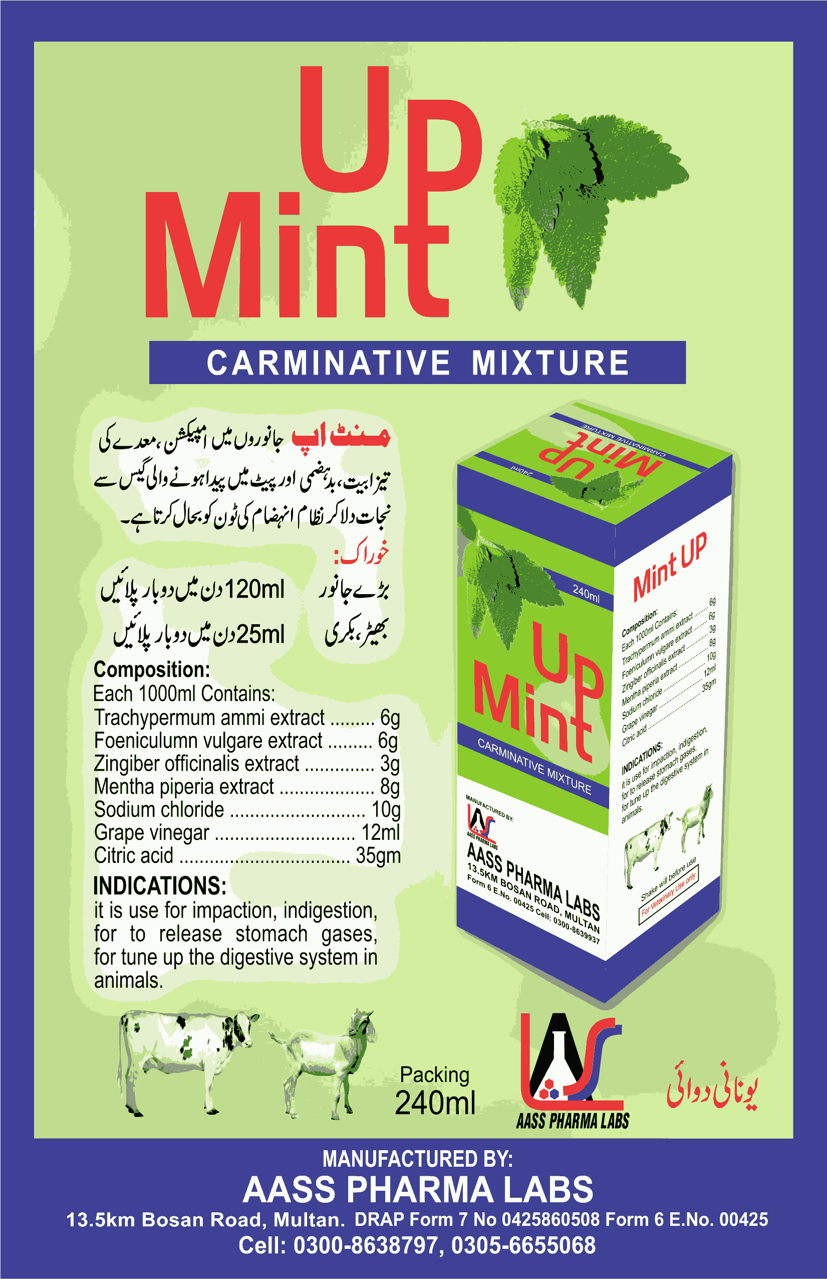 Mint up Stomach liquid